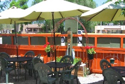 Pet friendly restaurant in Taos, New Mexico: Gutiz