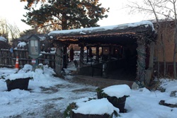 Pet friendly restaurant in Taos, New Mexico: Sabroso Restaurant