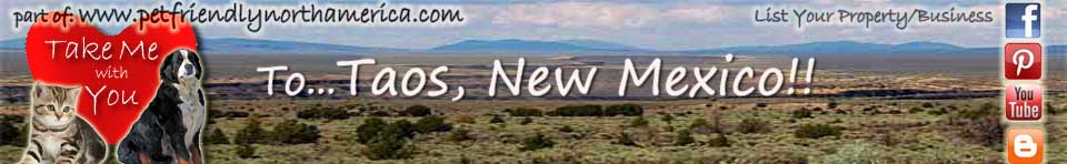 dog friendly vacation rentals in taos new mexico
